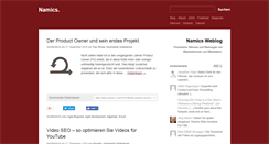 Desktop Screenshot of blog.namics.com